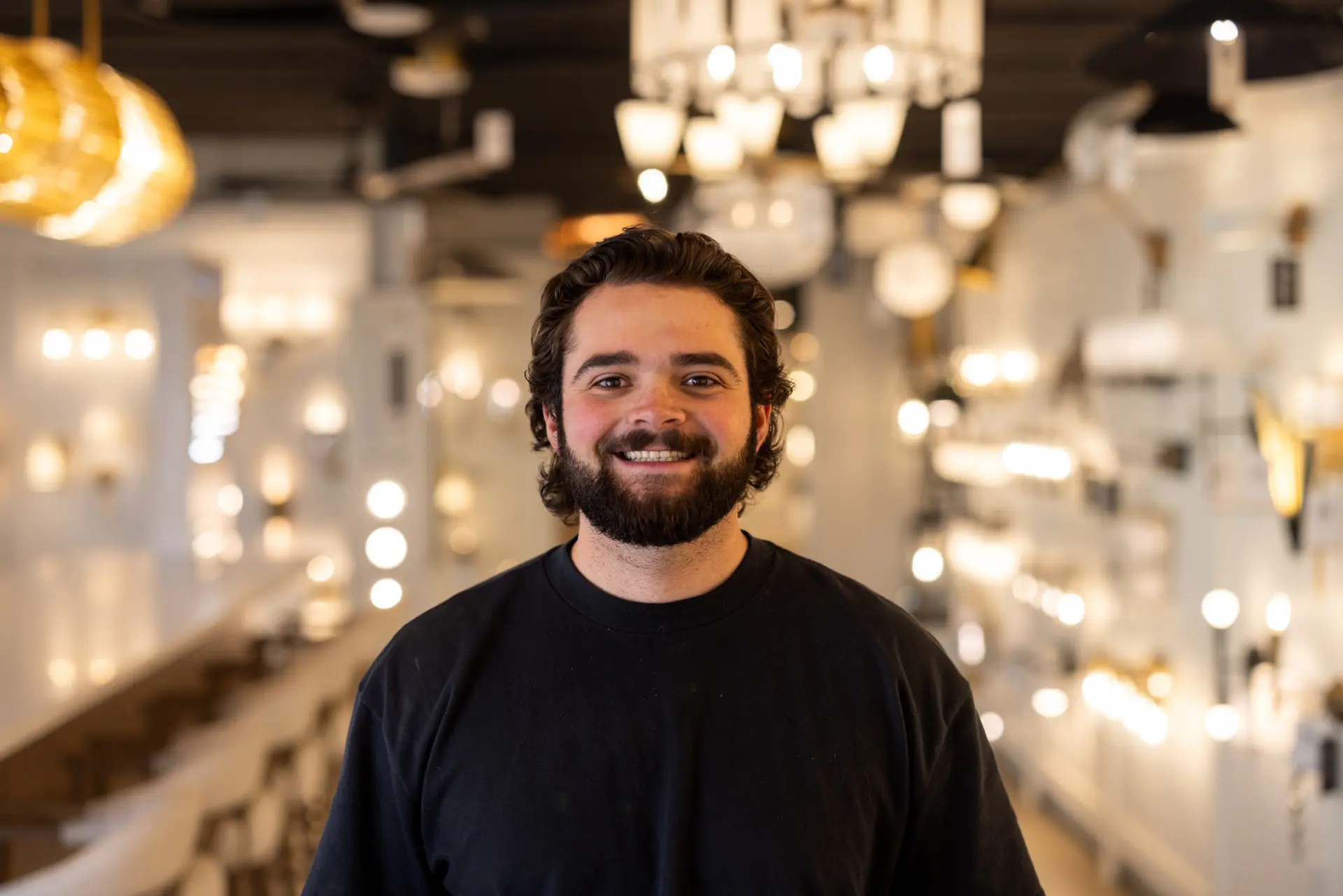 Portrait of Zach Grey, Service Manager at Nova Lighting
