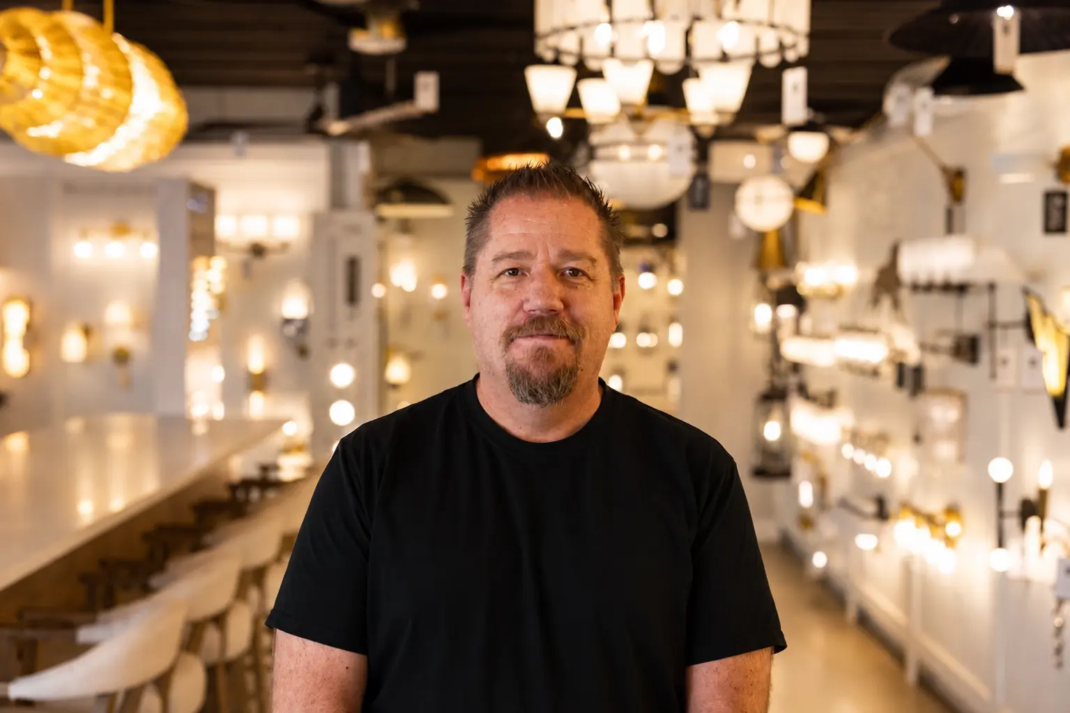 Portrait of Kirt Victor, Lighting Consultant at Nova Lighting