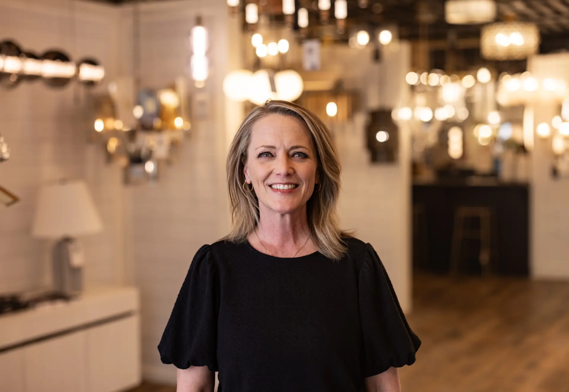 Portrait of Molly Burns, Lighting Consultant at Nova Lighting