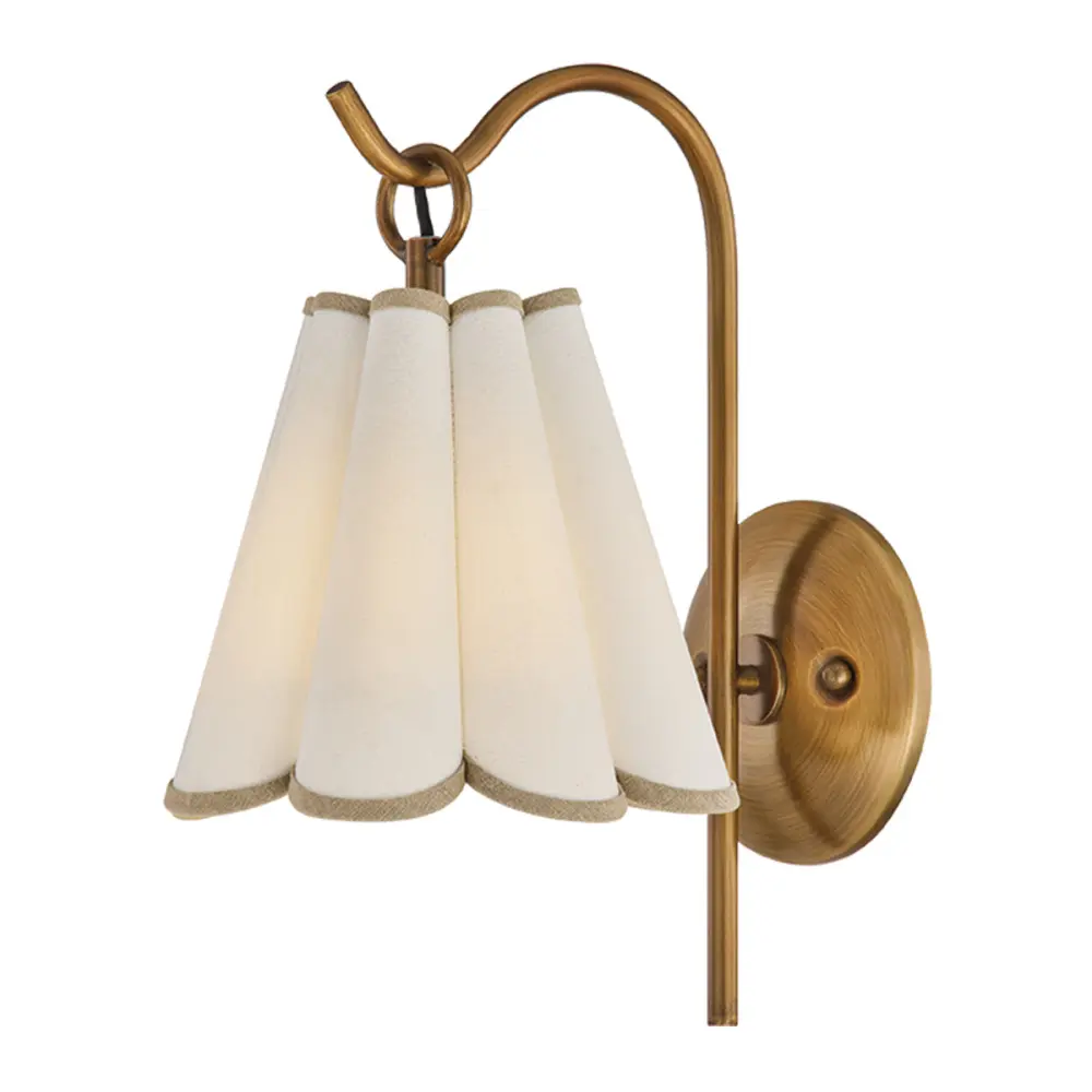 Eula Wall Sconce in Patina Brass by Mitzi by Hudson Valley