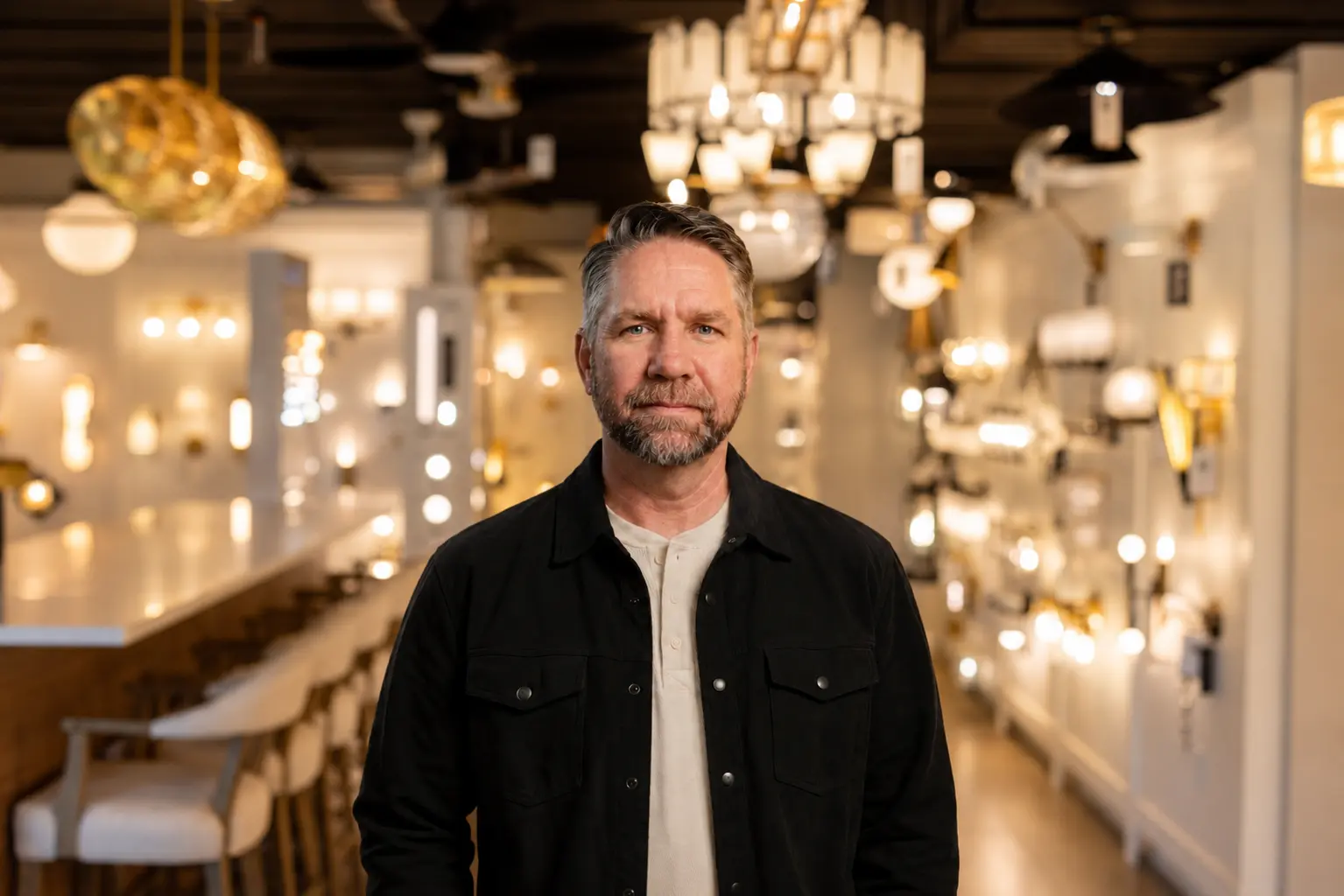 Portrait of Jason Petersen, Chairman of the Board at Nova Lighting