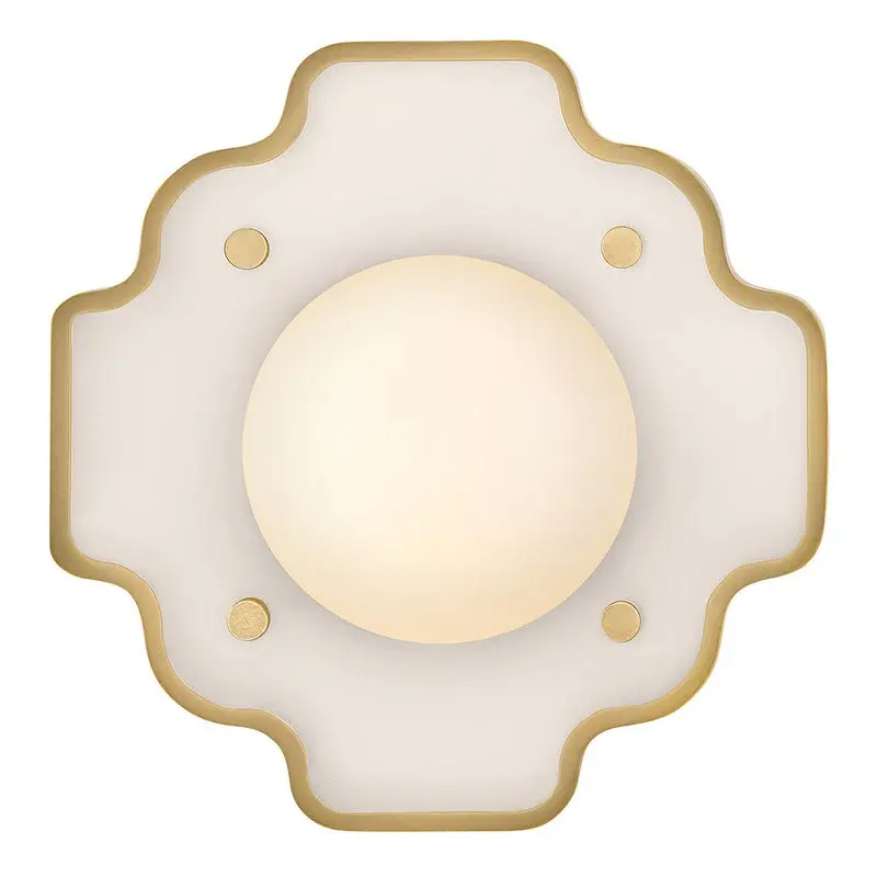 Howe Small Convertible Sconce in Light Taupe with Heavy Crystal by Hinkley