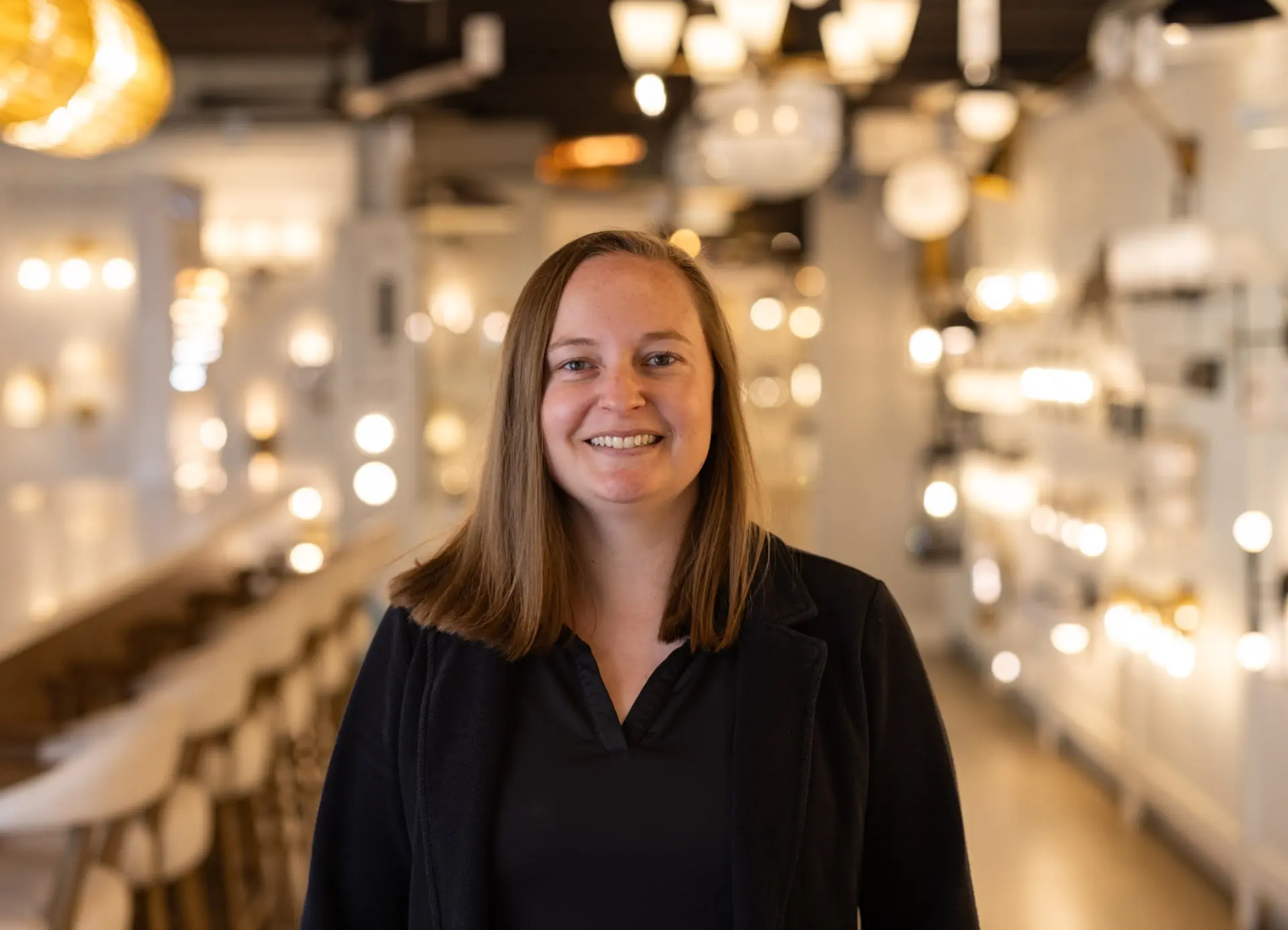 Portrait of Chelsea Freitas-O'Neil, Lighting Consultant at Nova Lighting