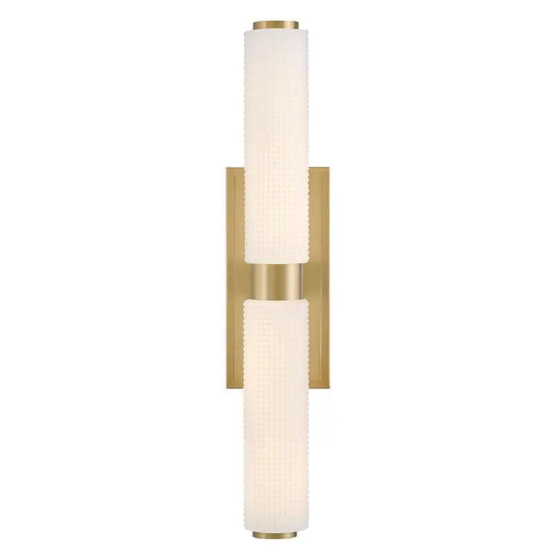 Lottie Medium LED Vanity in Lacquered Brass by Hinkley