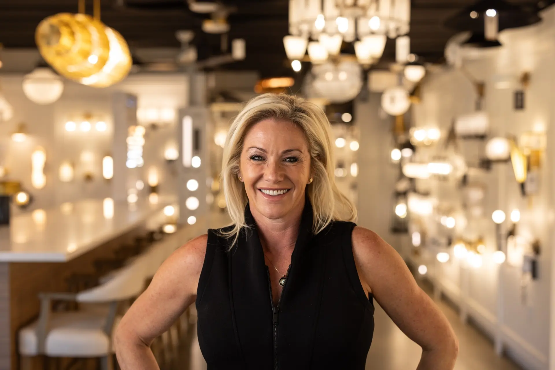 Portrait of Melissa McDermott, Principal Lighting Consultant at Nova Lighting