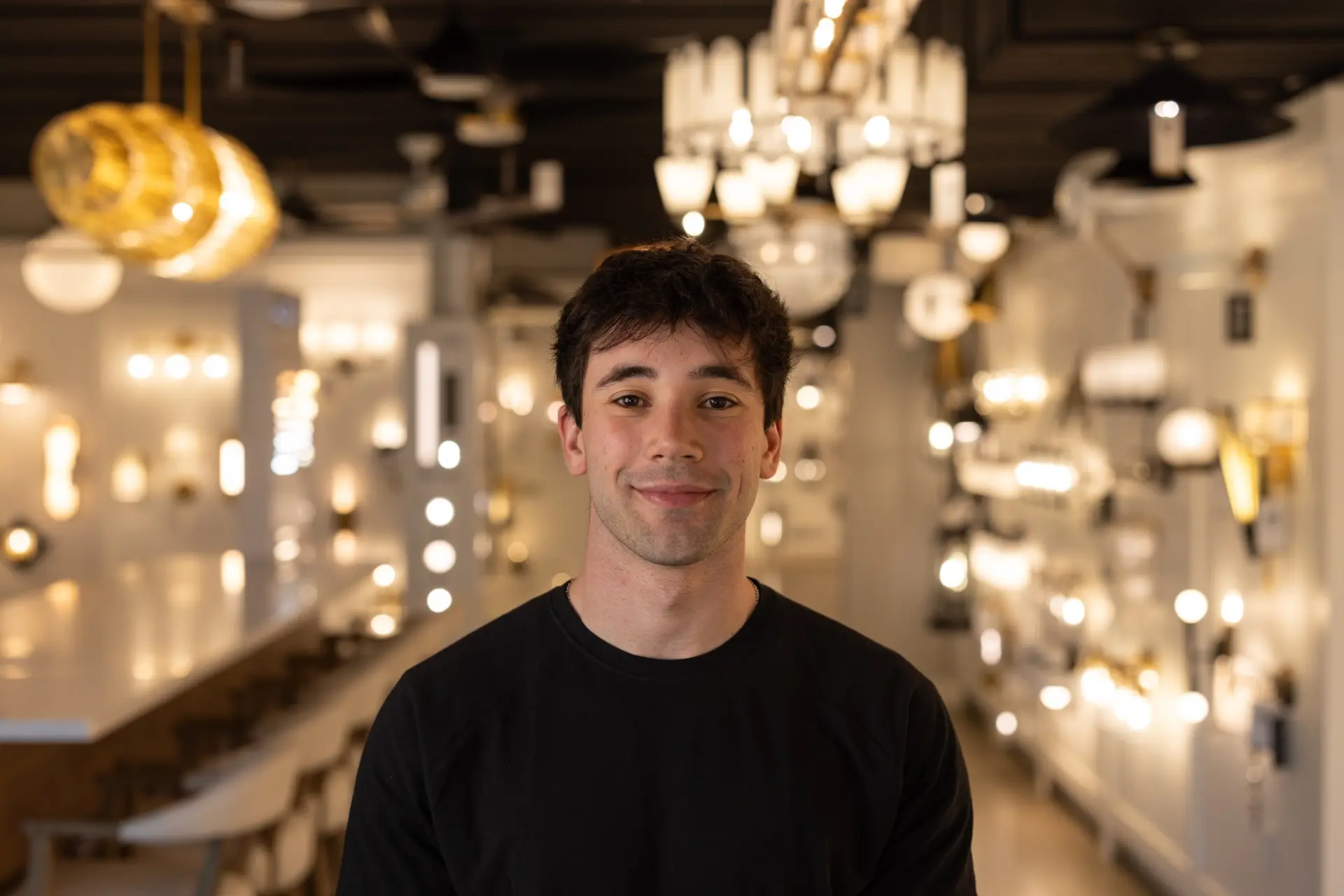 Portrait of Murillo Miranda, Showroom Manager at Nova Lighting